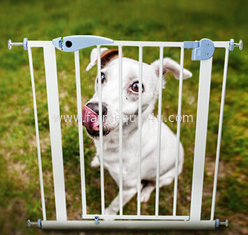 China Dog Fences child safety door guard pet dog large dogs isolated security gate supplier