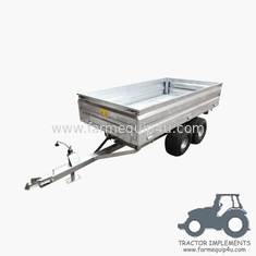 China Farm Tractor Trailer With Hot Dip Galvanized; Agriculture Transport Tipping Trailer supplier