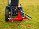 Tractor implements 3point bale spear tine supplier