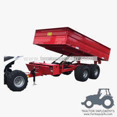 China 2TR4WM - Euro style Off-road hydraulic dump trailer with power unit 2Ton supplier