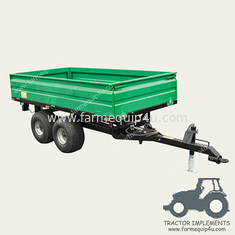 China 2T4W - Off Road Hydraulic Dump Trailer With CE 2ton Loading Weight; Tractor Farm Tipper Trailer supplier
