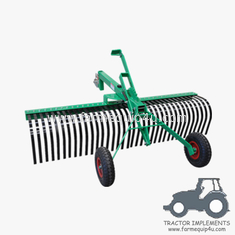 China ALR- ATV stick rake ;atv attachment farm implements landscaping rake supplier