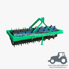 China BRT - Tractor 3point Hitch Ballast Roller With Spike Tooth ; Tractor Attachment Land Roller With Tines For Lawn Care supplier