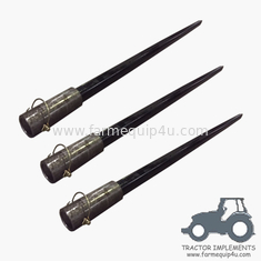 China HSP- Hay Spear With Pin And Sleeve For Skid Steer Loader; Bale Spear Tine For Front End Loader supplier