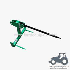 China BS-1 Tractor 3 Point Bale Spear With Cat.1; Hay Spear For Bale Moving supplier