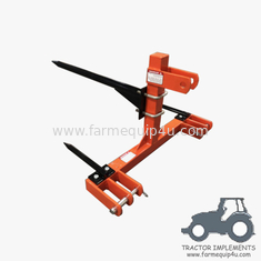 China BS1200 -3 Point Bale Spear With Tractors Cat.2, Farm Implements Hay Spear For Tractors; 3pt Implements For Bale Moving supplier