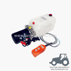 China 12v Hydraulic Power Unit  For Farm Tipping Trailer; Hydraulic Pump with Battery; supplier