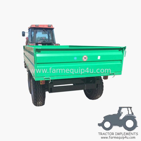 3T4W/4T4W 4wheels Type Double Axle Tractor Trailer; Hydraulic Dump