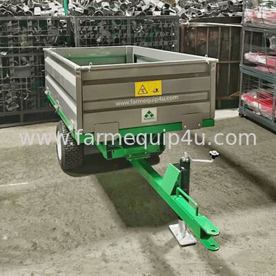Tractor Tow Behind 2 Wheel Hydraulic Tipper Trailer 0.5ton 500kgs proveedor