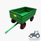 4WCART- 4Wheel 17cubic. Utility Cart Trailers ;ATV Garden Trailer;  Farm Trailer For Atv supplier