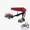 Single Axle 3way Hydraulic Dump Trailer; Small Farm Trailer With three Side Tipping supplier